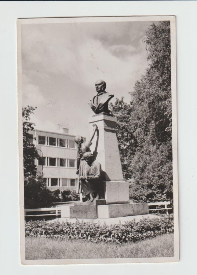 Postikortti, JYVÄSKYLÄ,  UUNO CYGNAEUS, Leima JYVÄSKYLÄ