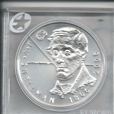 2005 10 € Snellman 0,925 hopeaa