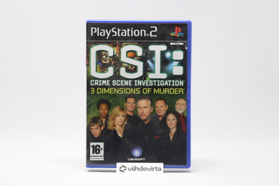 CSI Crime Scene Investigation 3 Dimensions of Murder - PS2