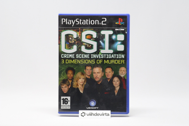 CSI Crime Scene Investigation 3 Dimensions of Murder - PS2