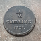 Ruotsi 1/2 skilling 1801 - pikkukuva 1