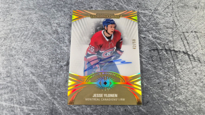 Jesse Ylönen 2021-22 Ultimate Introductions Auto /50