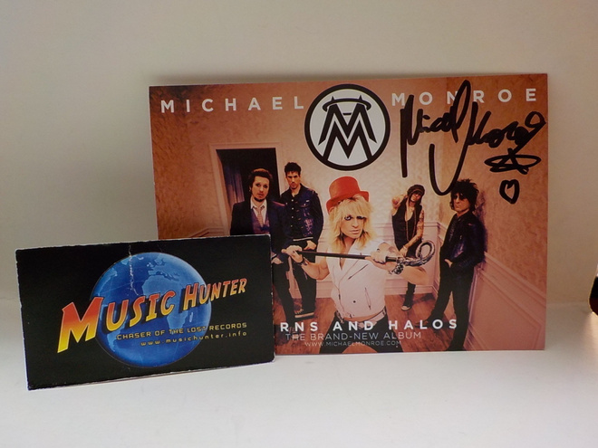 MICHAEL MONROE - HORNS & HALOS PROMOKORTTI + NIMMARI