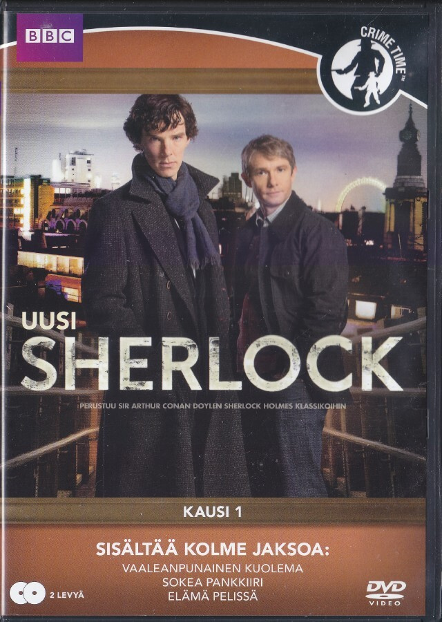 Uusi Sherlock - kausi 1 (2xDVD K13)