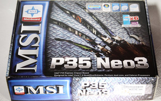 LGA775-emolevy MSI P35 Neo3 / Neo3-F, MSI:n tehdaskunnostama