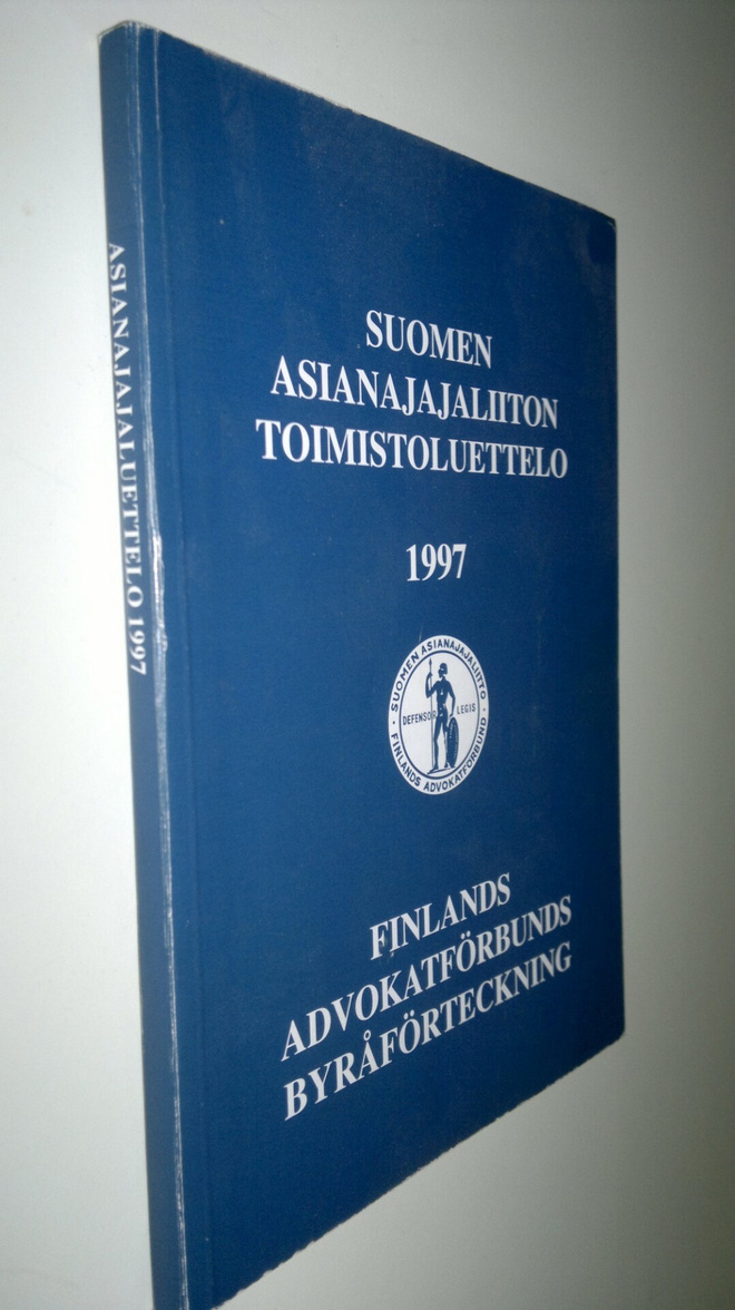 Suomen asianajajaliiton toimistoluettelo : luettelo asian...