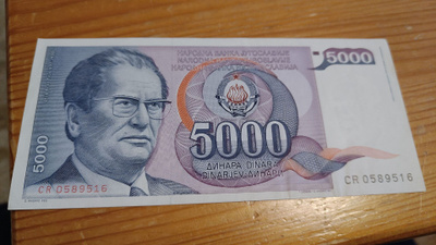 Jugoslavia 1000 ja 5000 dinara