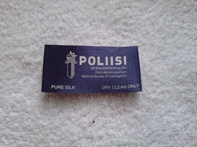 Tuotelappu, POLIISI