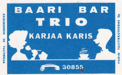 Karjaa , Karis, Baari TRIO Bar  7/11