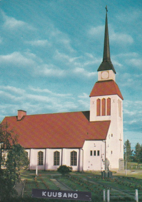 KIRKKOKORTTI - KUUSAMON KIRKKO - 2