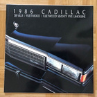Esite Cadillac 1986. Fleetwood, De Ville. USA GM - pikkukuva 1