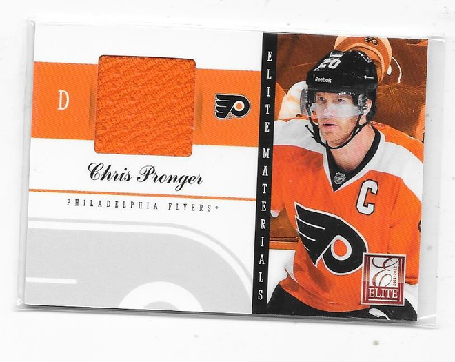 2012 Elite Materials # Chris Pronger Philadelphia Flyers