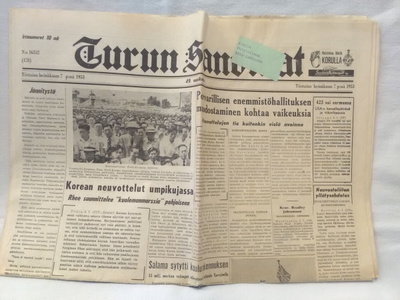 Turun Sanomat 7.7.1953