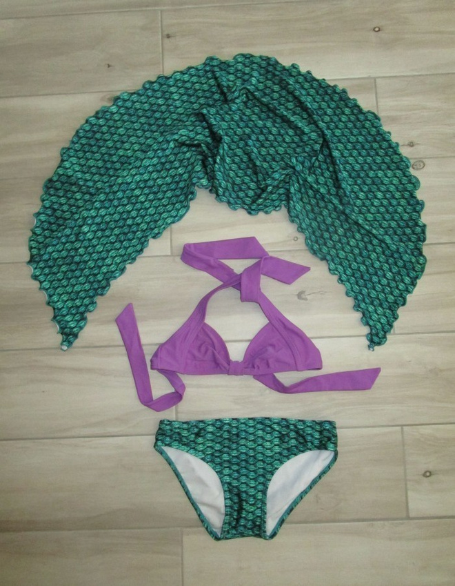 Merenneito Ariel bikinit ja lannevaate