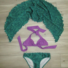 Merenneito Ariel bikinit ja lannevaate - pikkukuva 1