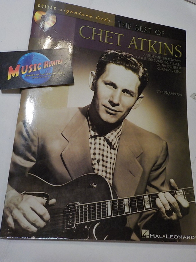CHET ATKINS - THE BEST OF KITARA NUOTTIKIRJA + CD