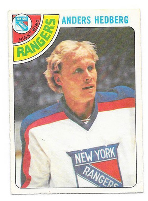 1978-79 OPC #25 Anders Hedberg New York Rangers