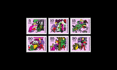DDR 1545-50 ** Veli ja sisko -satukuvitus (1970)