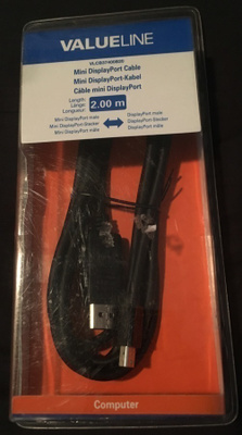 Valueline 2m Displayport - Mini DisplayPort -kaapeli