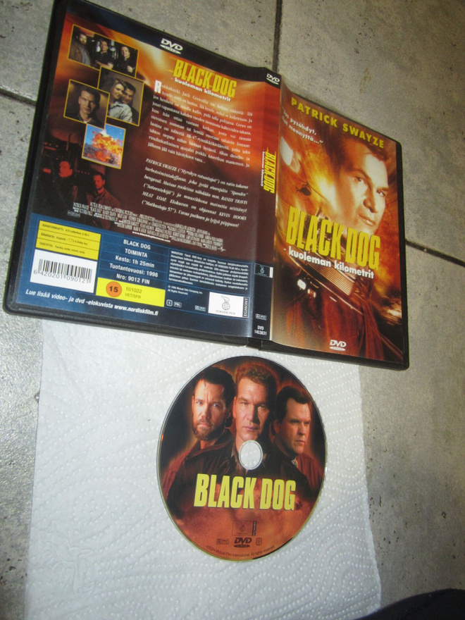 Black Dog Kuoleman Kilometrit - DVD v 1998