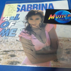 SABRINA - ALL OF ME M-/M- 7'' SINGLE NIMMARILLA - pikkukuva 1