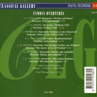 Famous Overtures - Kuuluisia alkusoittoja -  CD - pikkukuva 2