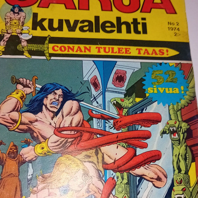 Sarjakuvalehti No 2 / 1974 Conan ( SIS POSTIKULU )