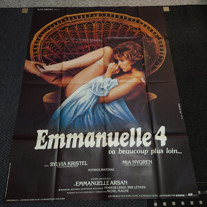 EMMANUELLE 4 - elokuvajuliste ( 155 x 115 cm )