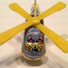 Helikopteri peltilelu Japani 9 cm - pikkukuva 3