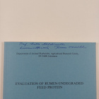 Tuomo Varvikko : Evaluation of rumen-undegraded feed prot... - pikkukuva 2