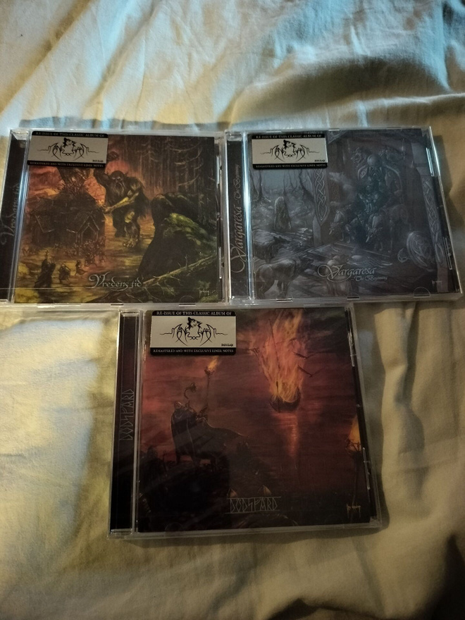 Månegarm-Dödsfärd/Vredens tid/Vargaresa (3cd) muoveissa