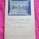KIRJO-OMPELUN OPETUSOHJEET ; IDI LINDHOLM v 1951 ( hienokunt - pikkukuva 1