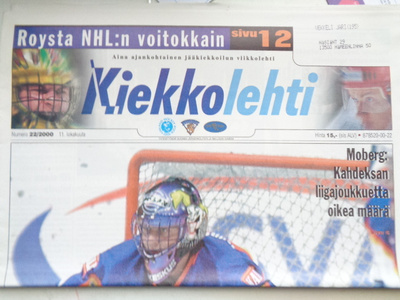 Kiekkolehti Nro 22/2000 (10.1)