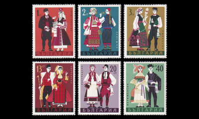 Bulgaria 1842-7 ** Kansanpukuja (1968)