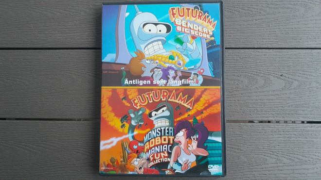 DVD: FUTURAMA Bender's Big Score + Monster Robot Maniac Fun
