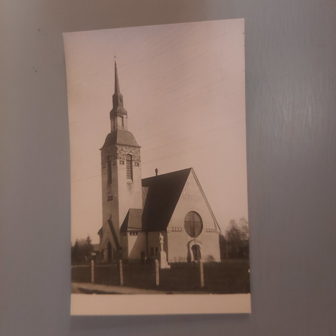 PK Terijoki kirkko ja sankaripatsas 1918 *ei TV Karjala
