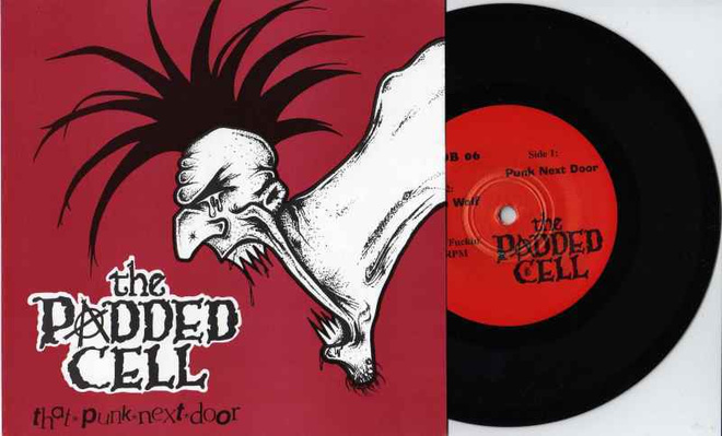 THE PADDED CELL punk next door 45 -1995- oRiGiNaL -DB6