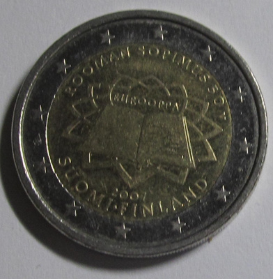Suomi 2 € 2007 - Rooman sopimus (CIRC)