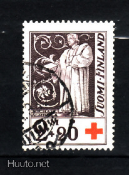 Suomi PR 1933, merkki 2mk+20p, leimattu