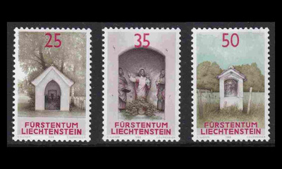 Liechtenstein 951-3 ** Pyhäkköjä (1988)