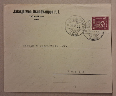 Jalasjärvi: Firmakuori 1931 (993)