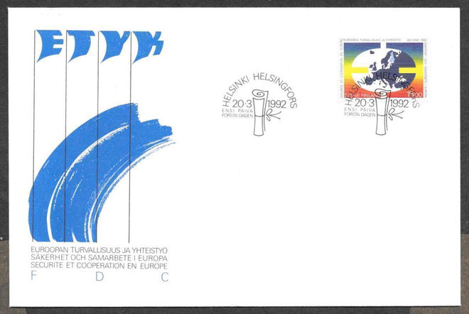 ETYK seurantakokous 1992 FDC (LAPE 1161)