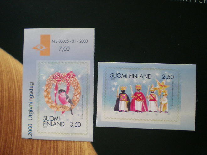 Postituoreet merkit Joulu 2000 - LaPe 1539-1540 **
