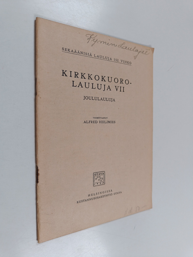 Kirkkokuorolauluja 7 : joululauluja