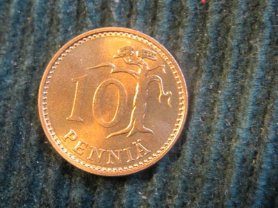 10 penniä 1978