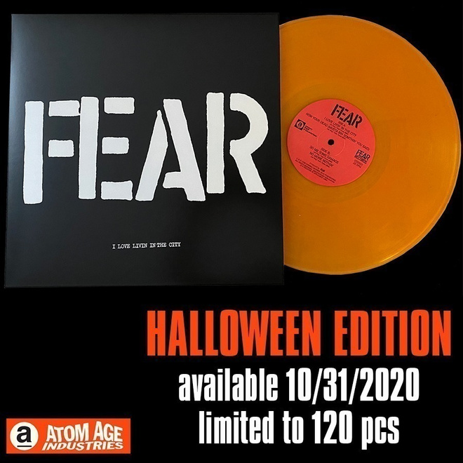FEAR i love livin` in the city 12"EP - ltd/120 transorange