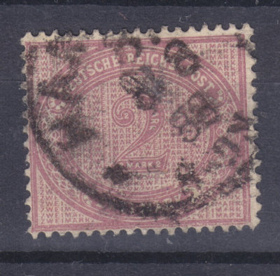 Saksa reich Mi 37 1888