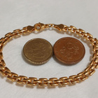 Gold plated Basket Weave Bracelet - pikkukuva 3