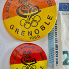 2 VANHAA Merkkiä Grenoble 1968 Olympia Ranska Iso + Pienempi - pikkukuva 1