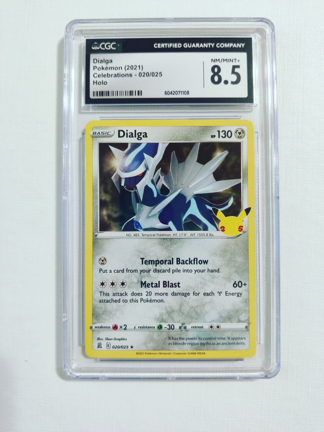 Dialga Celebrations 20/25 CGC 8.5